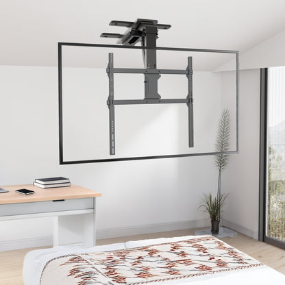 Space saving design, fits flat and pitched ceilings.