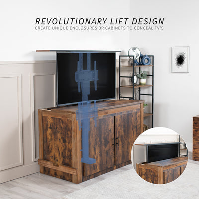 Motorized TV Stand with Remote Control