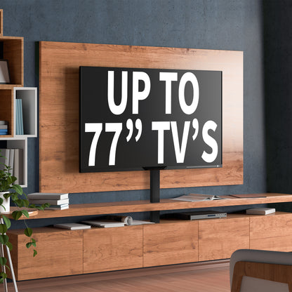 Motorized Large TV Stand for 37 to 77 inch Screens, Vertical Lift Television Stand with Remote Control, Compact TV Mount Bracket