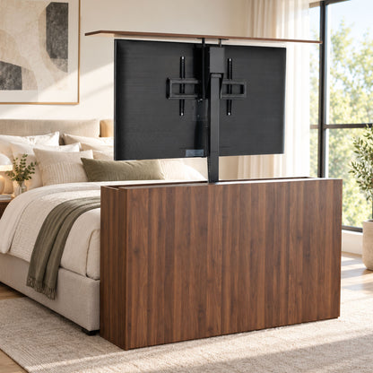 Rotating Motorized TV Stand with Remote Control - 37" to 80" Screens