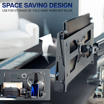 Wall Mounted / VESA Mounted Flip Down Laptop Holder