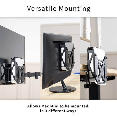 Behind Monitor VESA Mount Designed for Mac Mini CPU, 2010-2023 Models, Monitor Arm Computer Holder