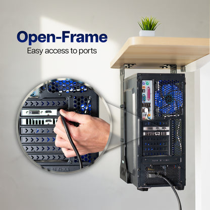 Slim Under Desk PC Mount