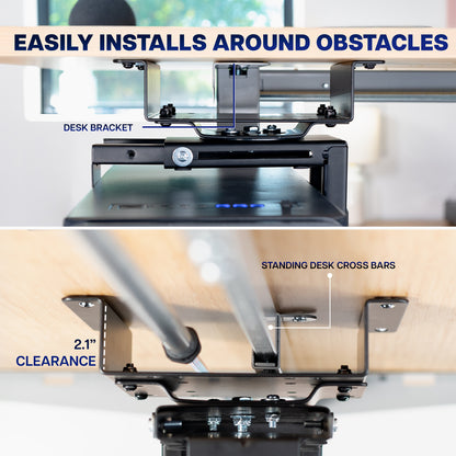 Under Desk Spacer Bracket for VIVO PC Mounts
