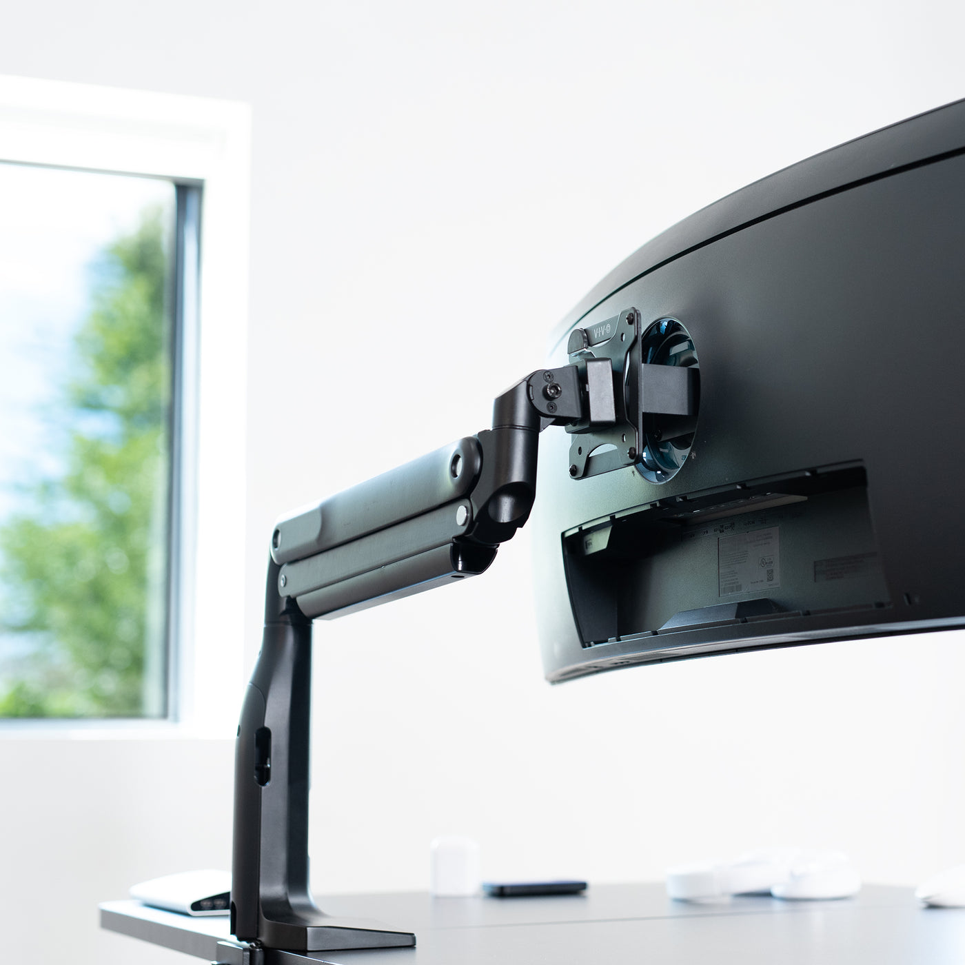 VESA Adapter Designed for Compatible Samsung Neo G9 allows your non VESA compatible monitor to be mounted to a stand of your choice.