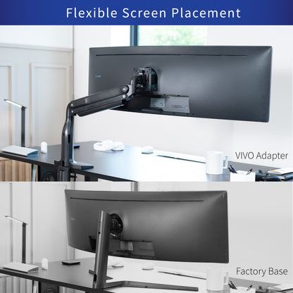 Flexible screen placement with VIVO's adapter