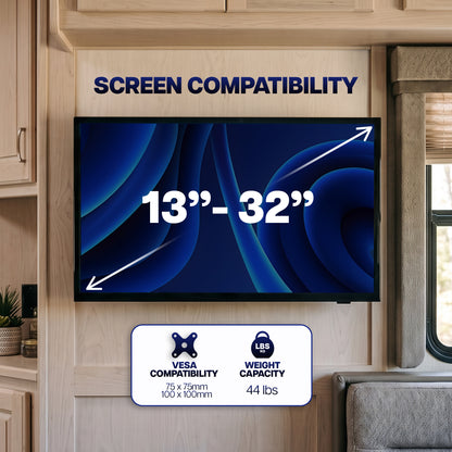 Compact Modular TV Wall Mount - 13" to 32" Screens