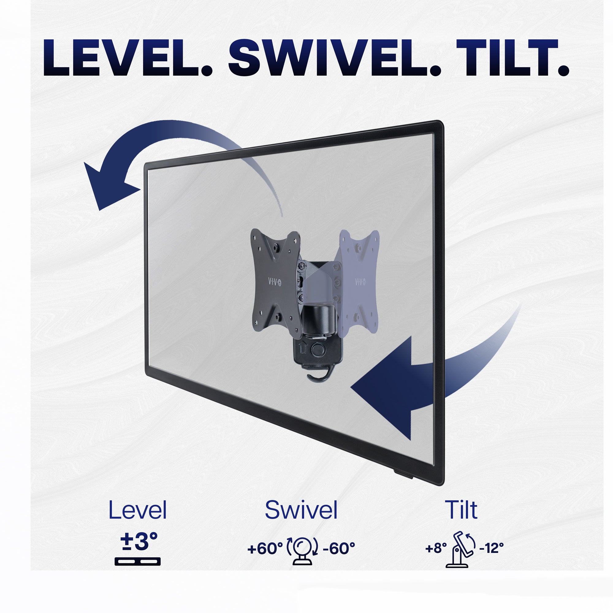 Compact Modular TV Wall Mount - 13" to 32" Screens