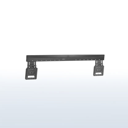 Micro gap ultra low profile slim TV wall mount with adjustable VESA brackets, easy cable access, protective padding, and a simple installation process.