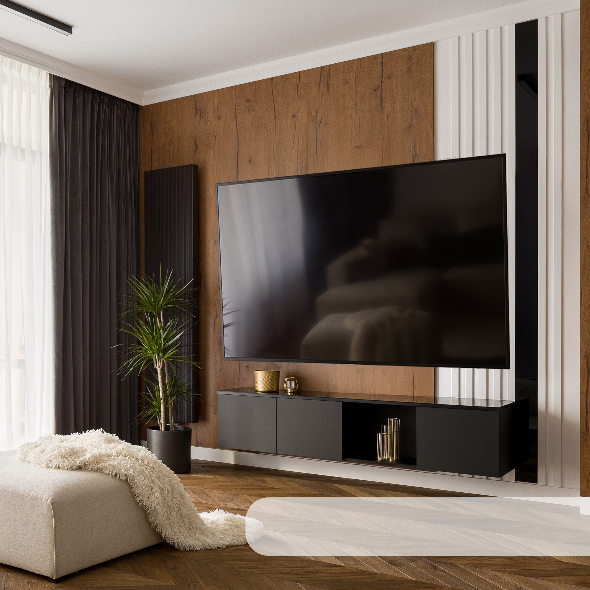 Full Motion 43” to 85” TV Wall Mount with Long Arm