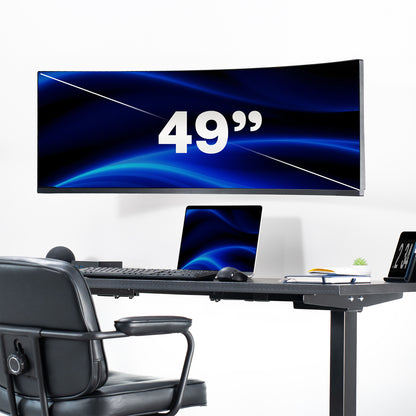 Low Profile Stationary Ultrawide Monitor Wall Mount - Up to 49" Screens