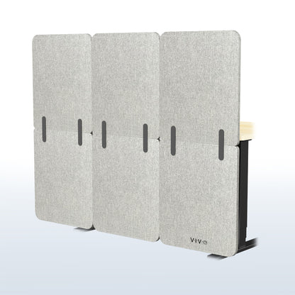 Full Height Clamp-on Desk Privacy Panels (x3)