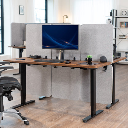 Full Height Clamp-on Desk Privacy Panels (x3)