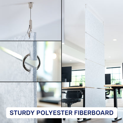 Modular Hanging Acoustic Panels (x4)