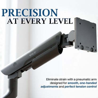 VIVO PRO Pneumatic Arm Single Ultrawide Monitor Desk Mount - Up to 57" Screens