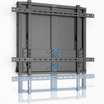 PRO 65”-86” inch Manual Height Adjustable TV and Display Wall Mount