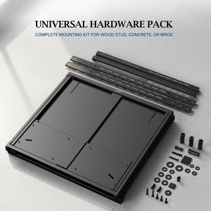 PRO Manual Height Adjustable TV and Display Wall Mount Universal Hardware Pack