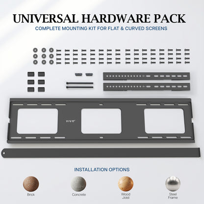 VIVO PRO Large TV Wall Mount - 43" to 75" Screens