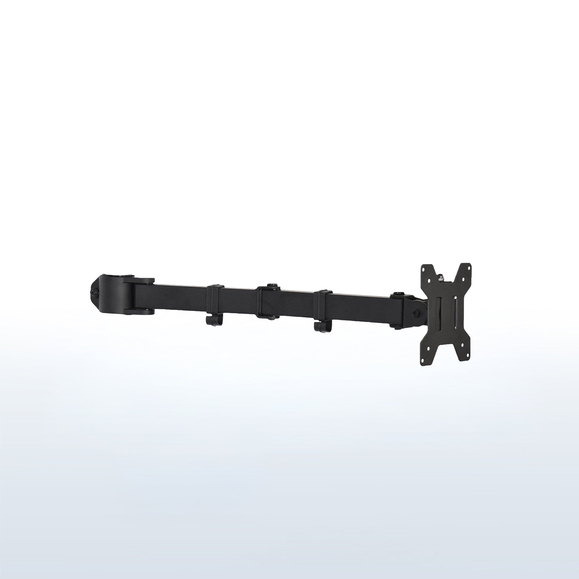 Black single monitor arm from VIVO.