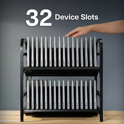 32-Bay Laptop and Tablet Open Charging Station