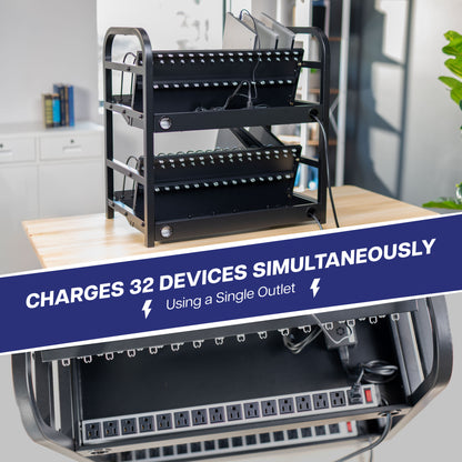 32-Bay Laptop and Tablet Open Charging Station