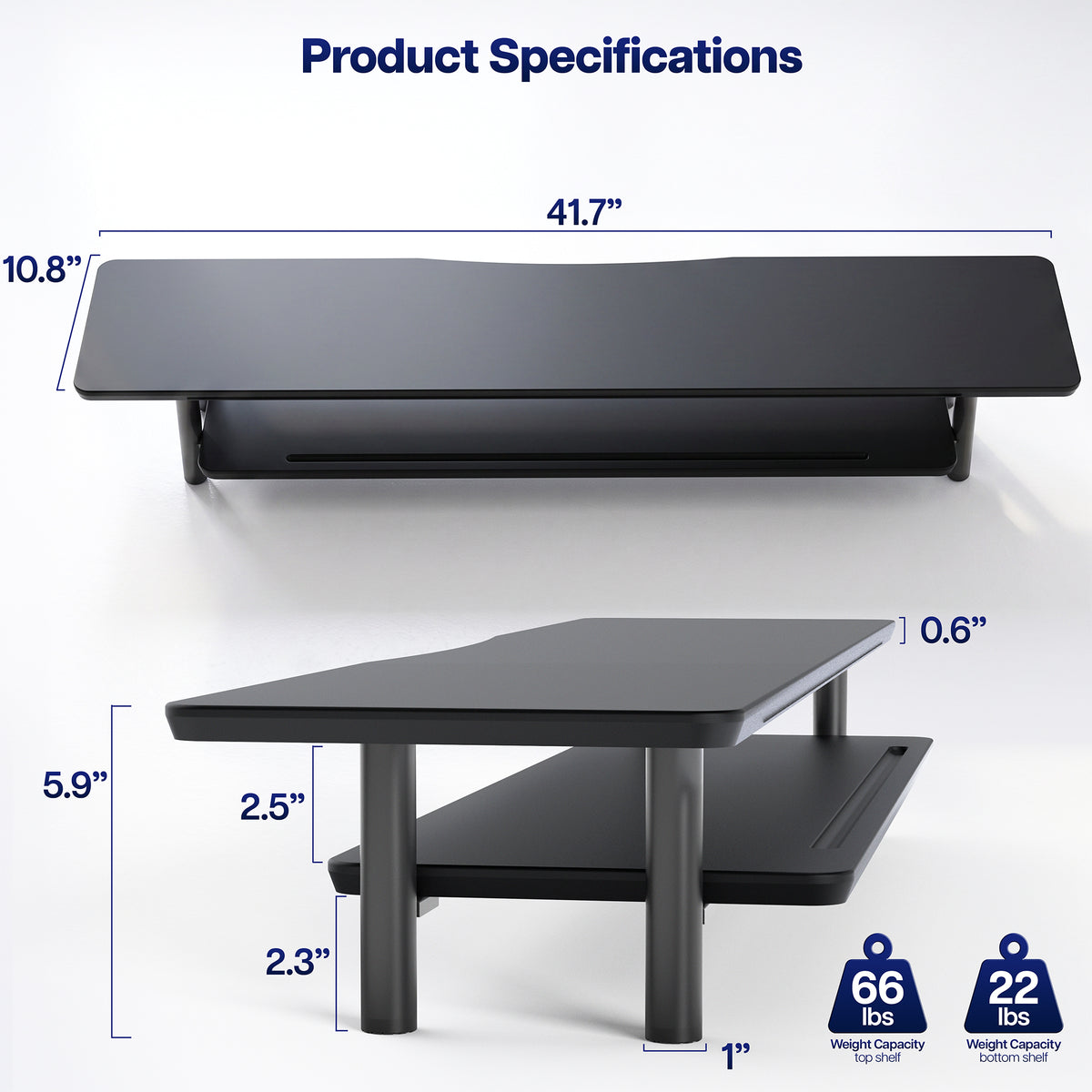 2-Tier Premium Monitor Riser
