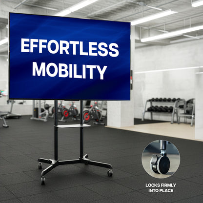 Tall Mobile Large TV Cart - 55” to 100” Screens