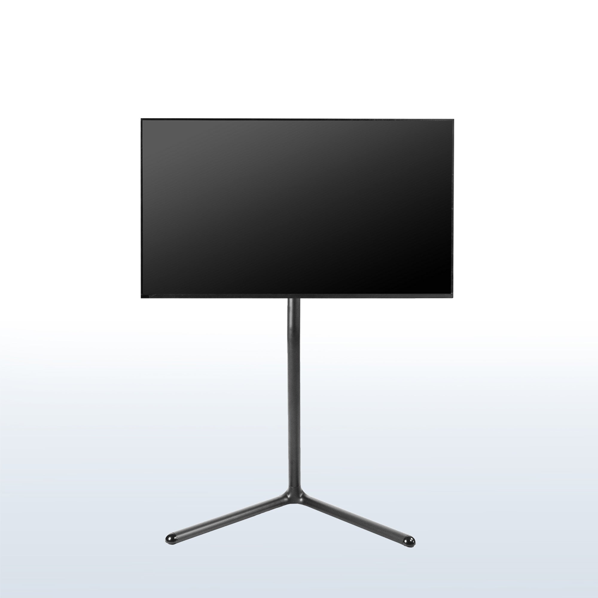 Black V-Base Studio TV Stand