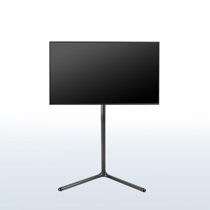 Black V-Base Studio TV Stand