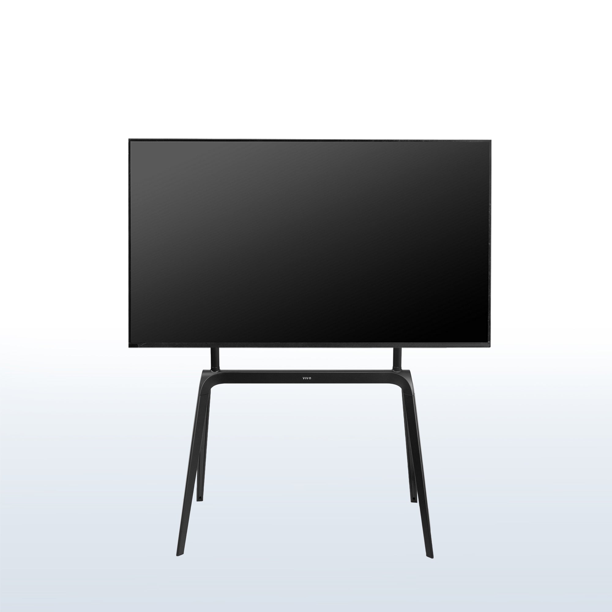 Modern black easel studio stand.