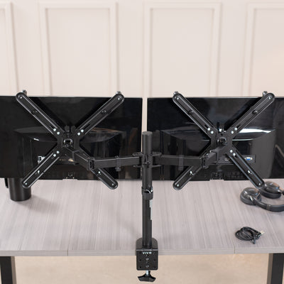 Dual Monitor Desk Mount with VESA Adapter Bracket