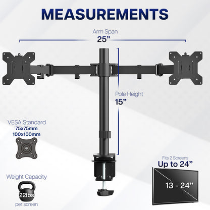Monitor stand with measurements on a white background
