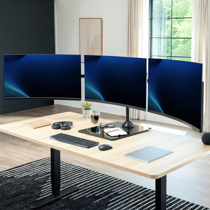 Triple Monitor Desk Stand - 13” to 32" Screens