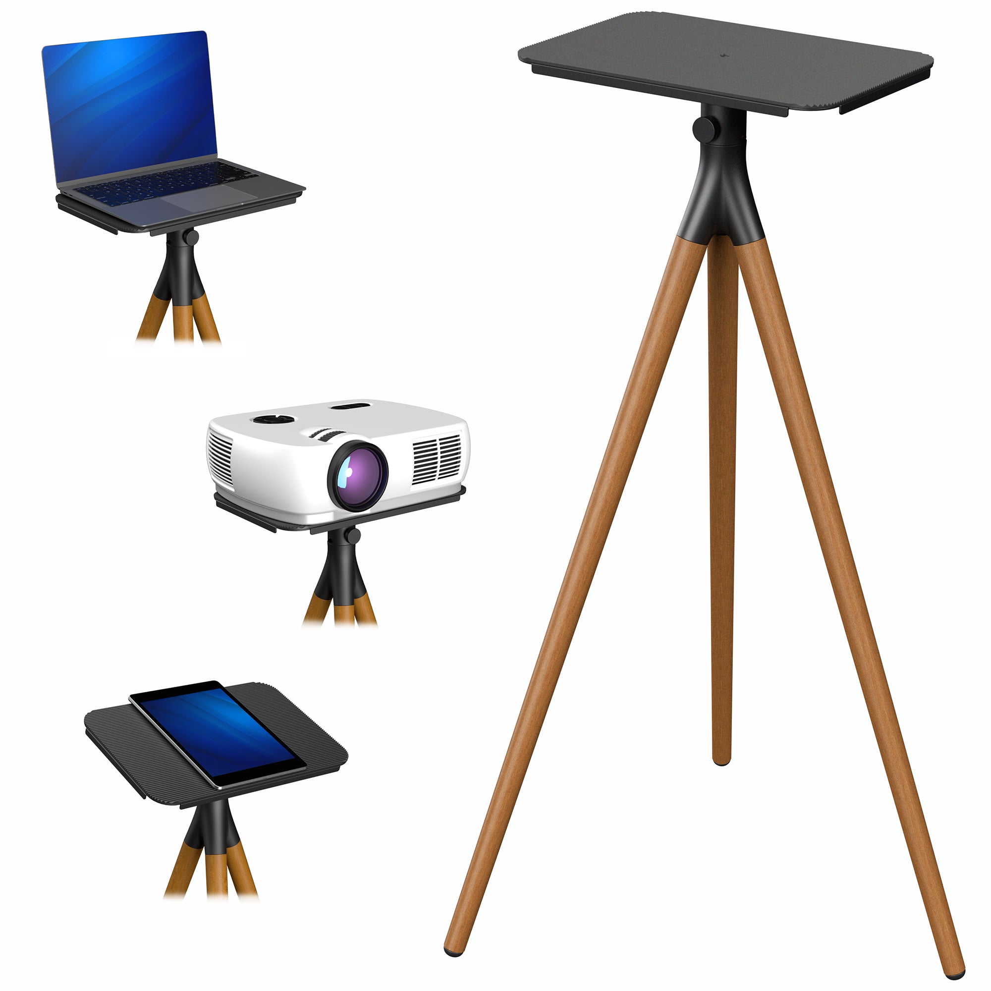 Dark Walnut Easel Studio Projector Stand
