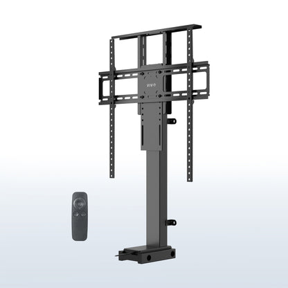 Motorized Large TV Stand for 37 to 77 inch Screens, Vertical Lift Television Stand with Remote Control, Compact TV Mount Bracket
