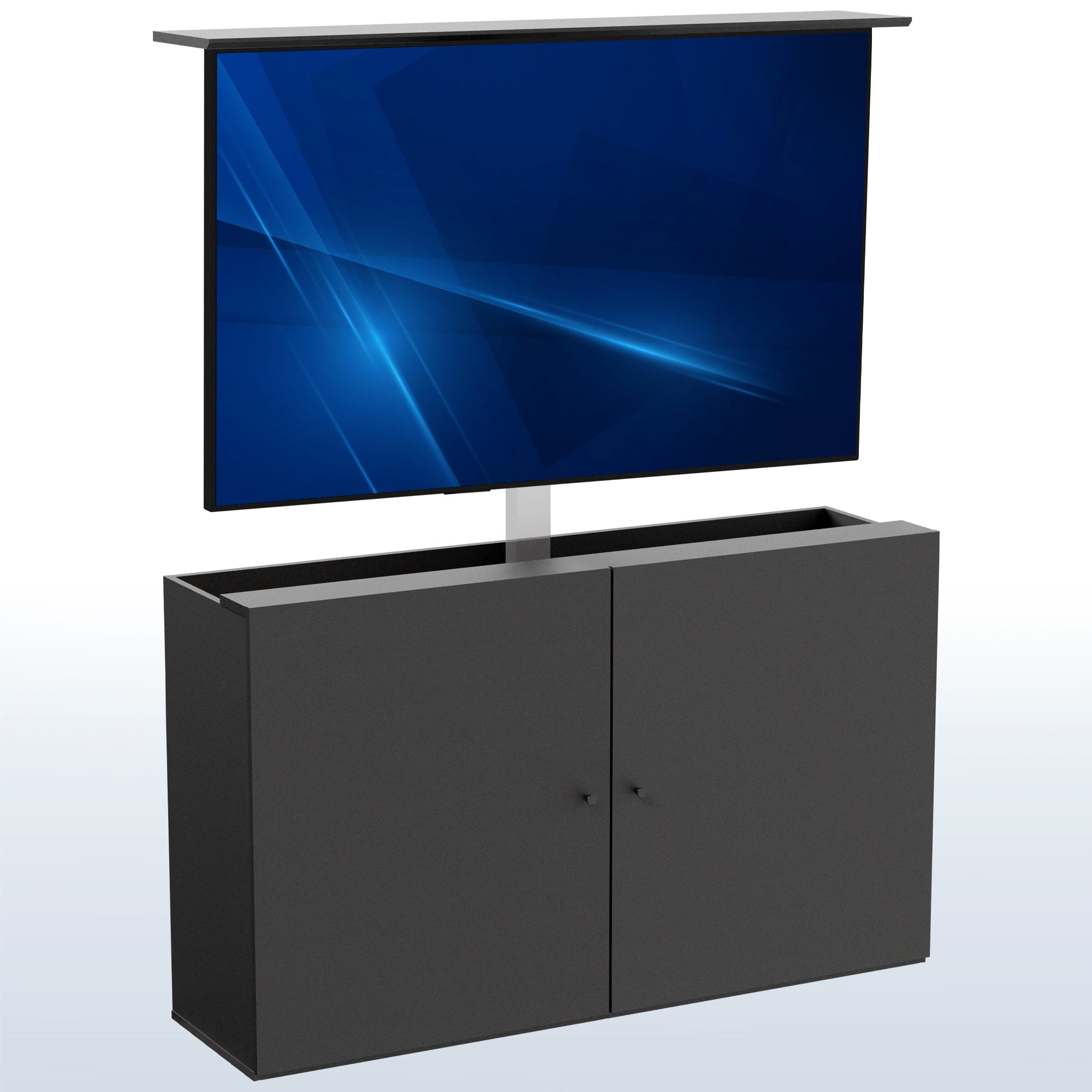 Black TV Lift Cabinet for 32" to 55" TVs