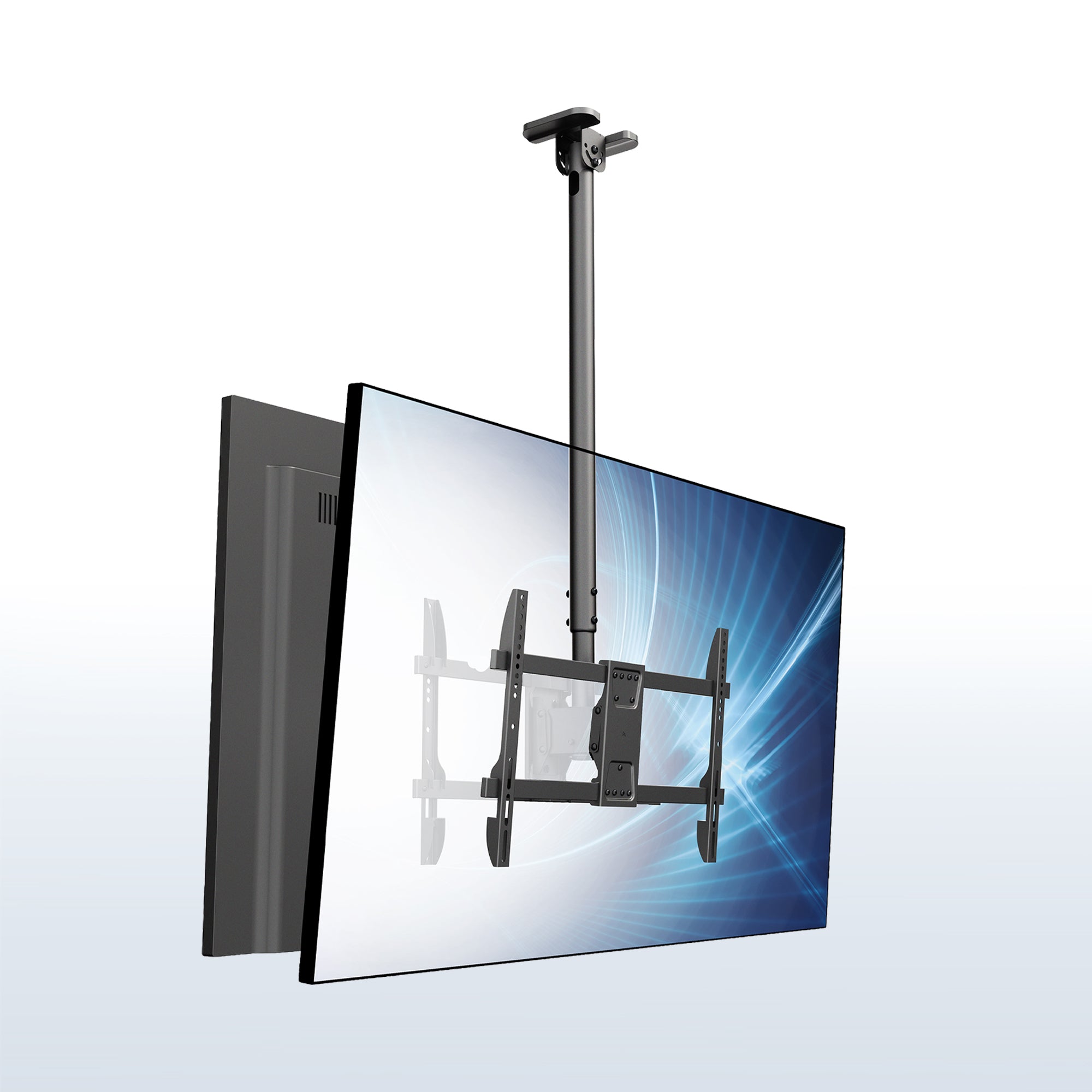 Back-to-Back Dual TV Ceiling Mount with 5.5ft Pole