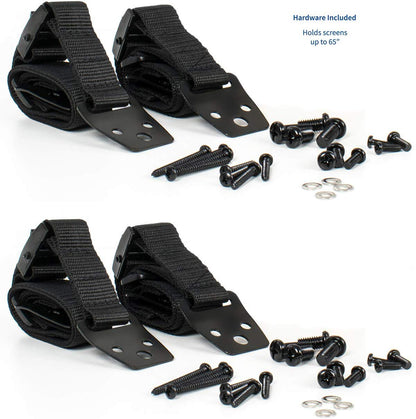 Anti-tip Safety Strap Kit (2-Pack) - Up to 65" TVs