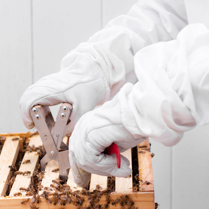 Extra Large Leather Beekeeping Gloves