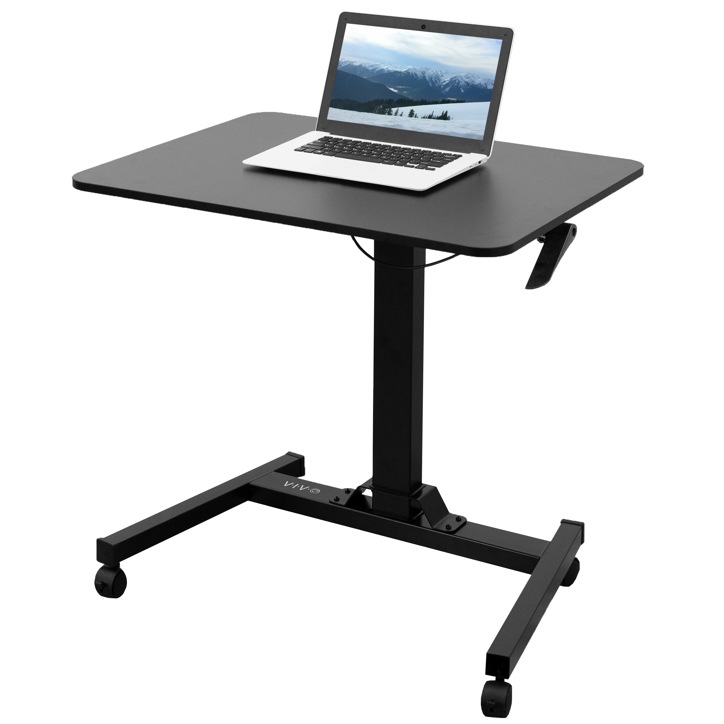 Black 32" Mobile Presentation Cart