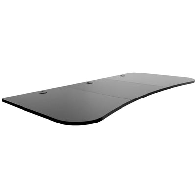 Sturdy three-panel curved table top from VIVO.