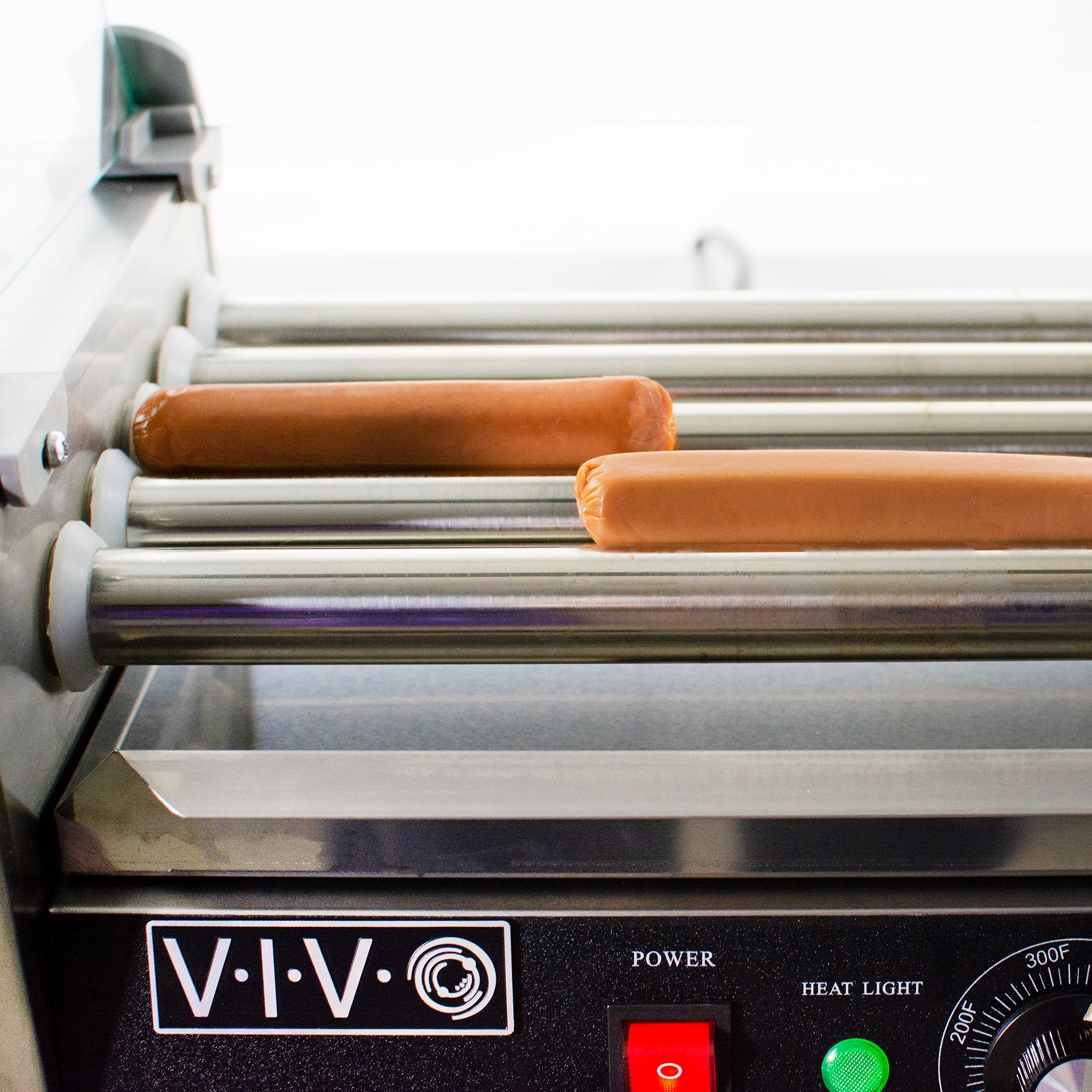 Multi roller hot dog machine.