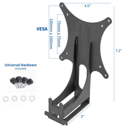 Universal mounting hardware is included for a smooth installation process.