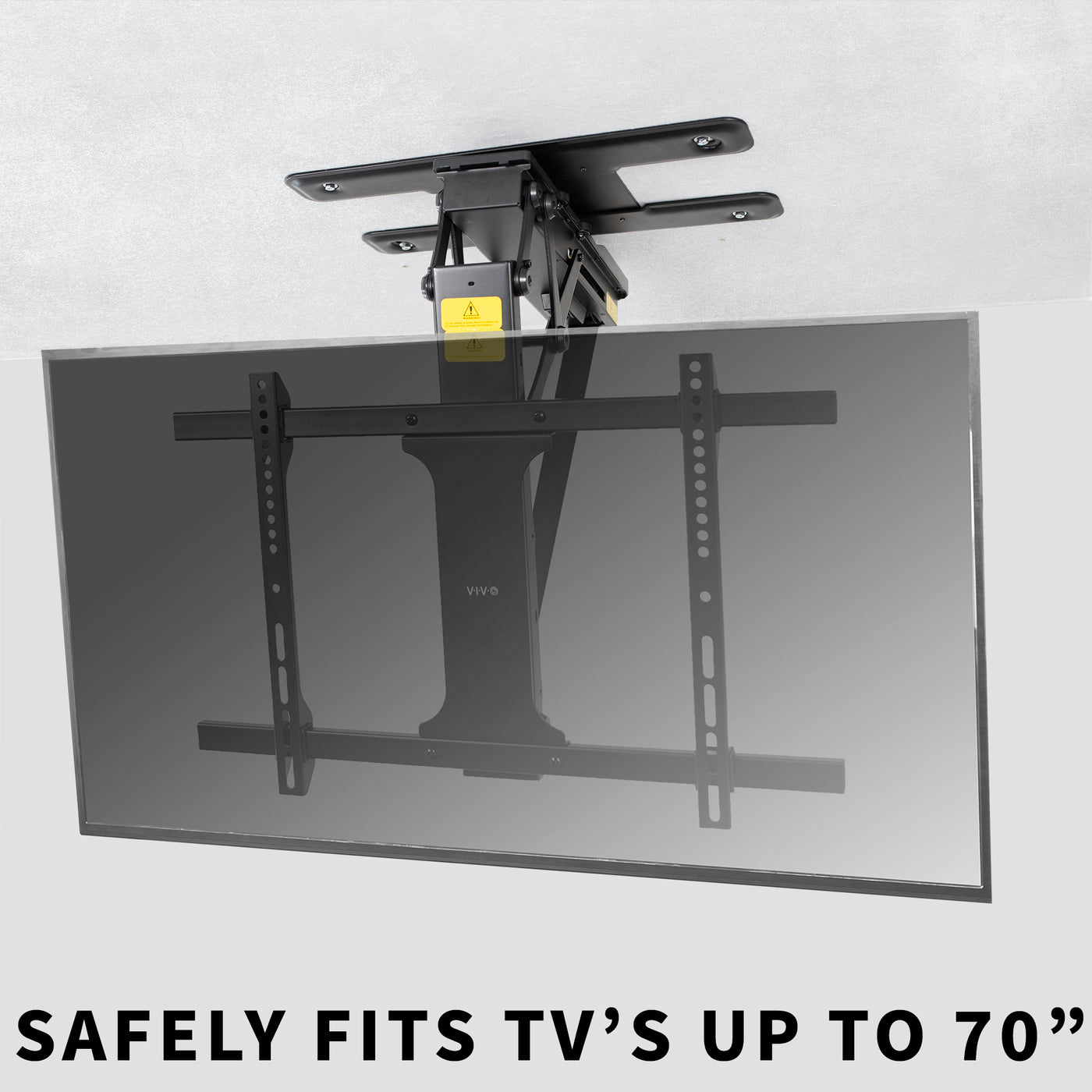  Electric Flip Down Swiveling Ceiling TV Mount for 32 to 70 inch Screens