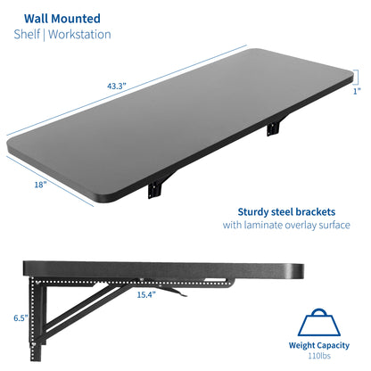  A shelf workstation is perfect for studios and small creative workspaces. 