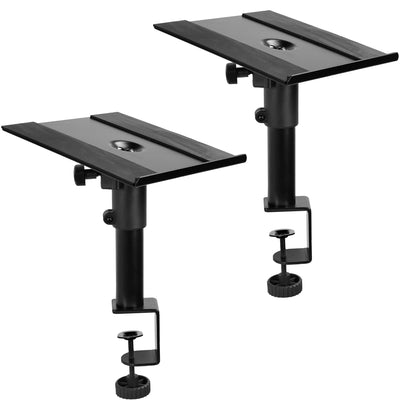 Black clamp on speaker stands from VIVO.