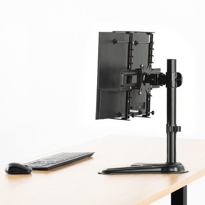 Elevate your 20” to 32” screen to ergonomic viewing heights.