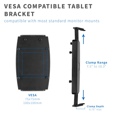 Universal VESA Holder for Tablets, 2-in-1 Laptops, Portable Monitors