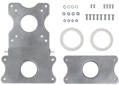 Metal Mac VESA plate adapter.