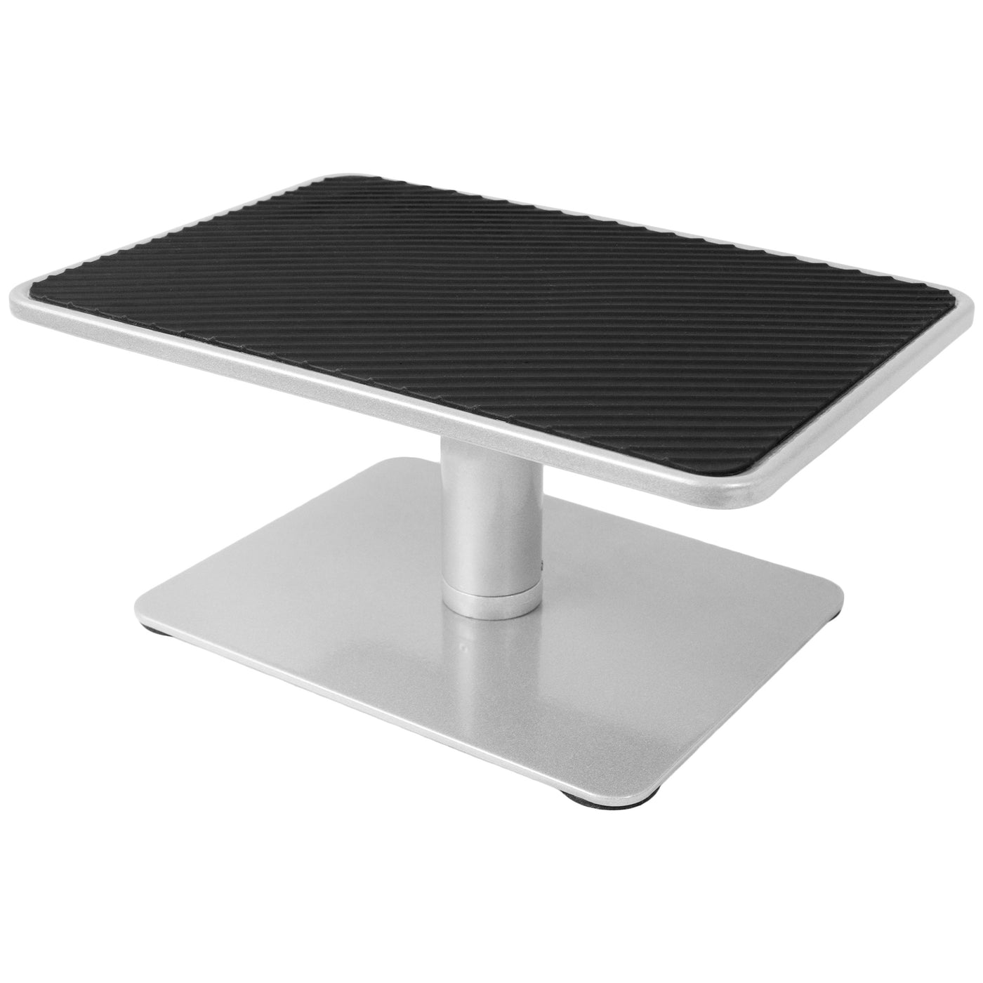 Clamp on desk mount laptop riser.